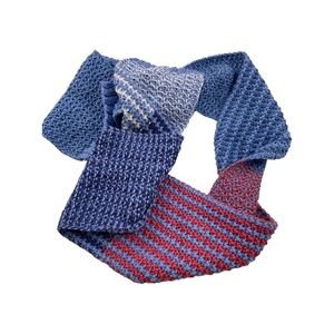 HANDMADE Y2K PATCHWORK SCARF